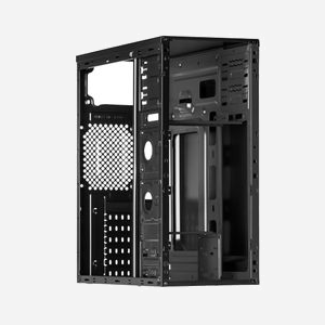 Boîtier PC Akyga AK995BK Midi Tower ATX Noir, Acier/ABS, 3x 3.5", 3x 2.5", 2x 5.25", USB 2.0, Audio In/Out, Ventilateur arrière 120mm supporté, hauteur CPU max 15cm - Miniature 4