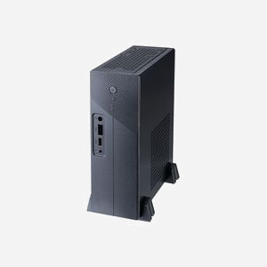 Akasa Cypher ST A-STX04-M2B Boîtier PC Small Form Factor (SFF) Noir, ABS/SGCC, Mini-STX, 2x 2.5", Audio, USB 2.0, Ports Série, 193x153x67mm - Miniature 5