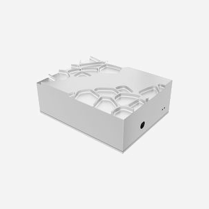 Akasa Gem A-RA09-M1S : PC USFF Blanc, Lecteur MicroSD, USB 2.0/USB 3.2 Gen 1, 96x75.6x34.3mm (sans bloc d'alimentation) - Miniature 2