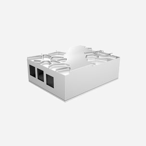 Akasa Gem A-RA09-M1S : PC USFF Blanc, Lecteur MicroSD, USB 2.0/USB 3.2 Gen 1, 96x75.6x34.3mm (sans bloc d'alimentation) - Miniature 3