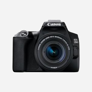 Canon EOS 250D Kit SLR, Capteur CMOS 24.1MP, Résolution 6000x4000, Vidéo 4K Ultra HD, Objectif 18-55mm IS STM, Ecran tactile 3", WiFi, Bluetooth - Miniature 2