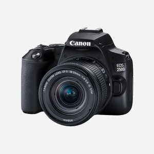 Canon EOS 250D Kit SLR, Capteur CMOS 24.1MP, Résolution 6000x4000, Vidéo 4K Ultra HD, Objectif 18-55mm IS STM, Ecran tactile 3", WiFi, Bluetooth - Miniature 3