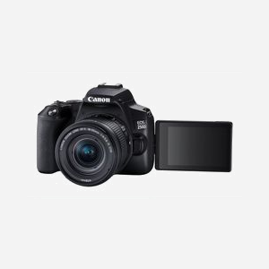 Canon EOS 250D Kit SLR, Capteur CMOS 24.1MP, Résolution 6000x4000, Vidéo 4K Ultra HD, Objectif 18-55mm IS STM, Ecran tactile 3", WiFi, Bluetooth - Miniature 5