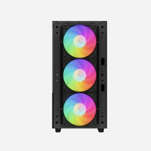 DeepCool CH560 Noir : Boîtier PC Midi Tower, ATX/EATX/microATX/Mini-ITX, 3x140mm avant, 1x120mm arrière, USB 3.2 Gen 1 Type-A & Type-C, Acier/Verre Trempé - Miniature 5