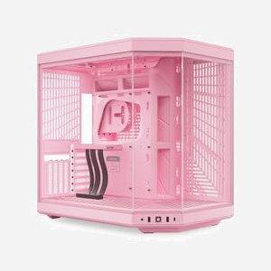 HYTE Y70 Midi Tower PC Rose, ATX/EATX/ITX/micro ATX, 2x 3.5", 4x 2.5", 11 slots d'extension, Vent. 120/140mm, Radiateurs 360mm max, USB 3.2