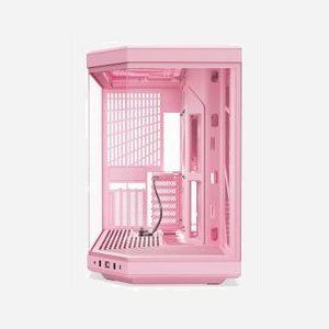 HYTE Y70 Midi Tower PC Rose, ATX/EATX/ITX/micro ATX, 2x 3.5", 4x 2.5", 11 slots d'extension, Vent. 120/140mm, Radiateurs 360mm max, USB 3.2 - Miniature 2