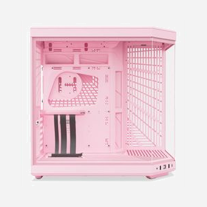 HYTE Y70 Midi Tower PC Rose, ATX/EATX/ITX/micro ATX, 2x 3.5", 4x 2.5", 11 slots d'extension, Vent. 120/140mm, Radiateurs 360mm max, USB 3.2 - Miniature 3