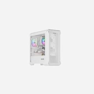 GENESIS Irid 503 Mini Tower PC Transparent/Blanc micro ATX/Mini-ITX, 2x3.5", 3x2.5", 1x120mm arrière, USB 3.2 Gen 1, compatible watercooling