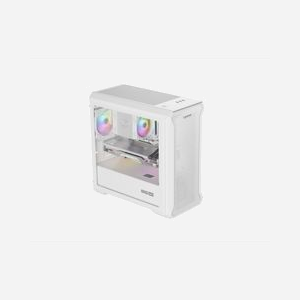 GENESIS Irid 503 Mini Tower PC Transparent/Blanc micro ATX/Mini-ITX, 2x3.5", 3x2.5", 1x120mm arrière, USB 3.2 Gen 1, compatible watercooling - Miniature 4