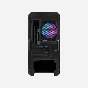 GENESIS Irid 503 ARGB Micro Tower PC Noir/Transparent, micro ATX/Mini-ITX, 3x120mm avant, 1x120mm arrière, 2x3.5", 3x2.5", USB 3.2 Gen 1 - Miniature 4