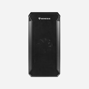 GENESIS Irid 503 Micro Tower Noir - Boîtier PC Micro ATX/Mini-ITX, 2x3.5", 3x2.5", USB 3.2 Gen 1, Ventilation 120mm, Compatible Watercooling 240mm - Miniature 3
