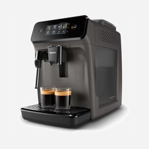 Philips EP1224/00 Machine Expresso Automatique 15 bar, Broyeur Céramique 12 Niveaux, Réservoir 1.8L, 2 Tasses, Filtre AquaClean, Écran TFT Tactile, 1500W