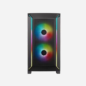 Silverstone FARA 312Z - Boîtier PC Midi Tower Noir, Acier/Plastique, micro ATX/Mini-ITX, 2x2.5/2x3.5", 2x140mm avant, 1x120mm arrière, USB 3.2 Gen 1, Vitre trempée, Refroidisseur CPU 173mm, GPU 365mm. - Miniature 3