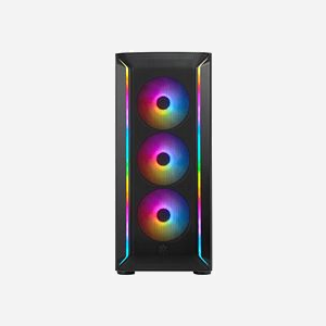 Silverstone FARA 511Z Midi Tower Noir - Boîtier PC ATX/micro ATX/Mini-ITX, Acier/Plastique/Verre trempé, 1x 3.5", 2x 2.5", USB 3.2 Gen 1, 3x 120mm ARVB avant - Miniature 2