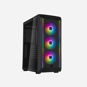 Silverstone FARA 511Z Midi Tower Noir - Boîtier PC ATX/micro ATX/Mini-ITX, Acier/Plastique/Verre trempé, 1x 3.5", 2x 2.5", USB 3.2 Gen 1, 3x 120mm ARVB avant - Miniature 4
