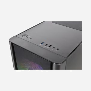 Thermaltake V150 Micro Tower Noir (CA-1R1-00S1WN-02) - Micro ATX/Mini-ITX, 2x120mm avant, 1x120mm arrière, 2x2.5", 2x3.5", USB 3.2, SPCC, Vitre Trempée - Miniature 5