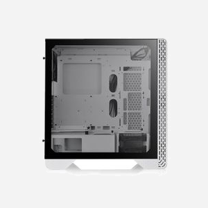 Thermaltake S300 TG Snow - Boîtier PC Midi Tower Blanc, ATX/microATX/Mini-ITX, 2x3.5", 2x2.5", USB 3.2 Gen 1, Ventilation 120/140/200mm, SPCC - Miniature 3