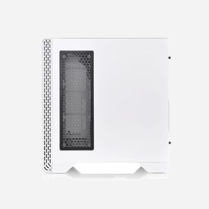 Thermaltake S300 TG Snow - Boîtier PC Midi Tower Blanc, ATX/microATX/Mini-ITX, 2x3.5", 2x2.5", USB 3.2 Gen 1, Ventilation 120/140/200mm, SPCC - Miniature 4