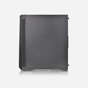 Thermaltake H350 TG RGB - Boîtier PC Midi Tower Noir (SPCC, Verre Trempé) - ATX/microATX/Mini-ITX, 2x3.5", 2x2.5", USB 3.2 Gen 1, Ventilateurs 120mm - Miniature 4