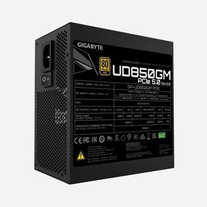 GIGABYTE UD850GM PG5 V2 : Bloc d'alimentation 850W, 80 PLUS Gold, ATX 3.1, PCIe Gen 5.1, Modulaire, Ventilateur 120mm, Protections multiples. - Miniature 5