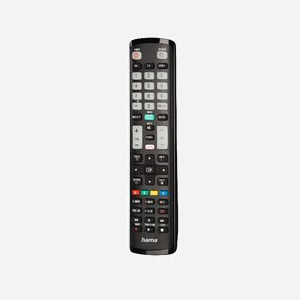 Télécommande IR Wireless Hama 00221060 pour TV Samsung, 52 boutons programmables, portée 10m, alimentation 2xAAA, plastique recyclé, noir, 51x26x211mm - Miniature 3