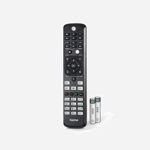 Télécommande TV Hama 00221063 IR Wireless Philips, 46 Boutons Programmables, Portée 10m, Noir, Alimentation 2xAAA, 50x25x214mm - Miniature 4