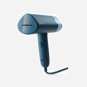 Philips Série 3000 STH3000/20 Défroisseur Vapeur Portatif 1000W, Réservoir 0.1L, Vapeur 20g/min, Temps de Chauffe 0.5 min, Pliable, Bleu.
