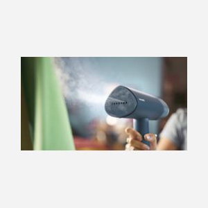 Philips Série 3000 STH3000/20 Défroisseur Vapeur Portatif 1000W, Réservoir 0.1L, Vapeur 20g/min, Temps de Chauffe 0.5 min, Pliable, Bleu. - Miniature 5