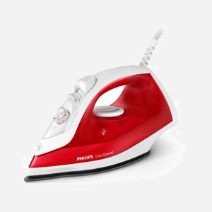 Fer à repasser vapeur Philips EasySpeed GC1742/40, 2000W, semelle anti-adhérente, vapeur continue, jet 90g/min, réservoir 0.22L, anti-calc, câble 1.9m