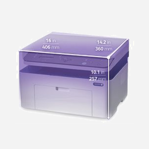 Xerox WorkCentre 3025/BI - Imprimante Laser Mono A4 600x600 DPI 20 ppm, Scanner Couleur 1200x1200 DPI, WiFi, USB 2.0, 128MB, GDI - Miniature 3