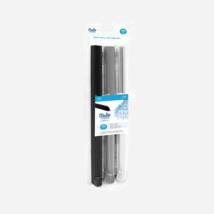 Filaments 3Doodler ABS Mono - 75 pièces (Noir, Argent, Blanc) - Diamètre 3mm, Longueur 254mm, Compatibilité 3Doodler Pro/Create/2.0/1.0, RoHS - Miniature 1