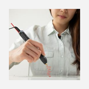 Filaments 3Doodler CREATE PLA Mix Couleurs PL-MIXNEW1 : 25 Cartouches (Noir, Gris, Bleu Clair, Transparent, Blanc), Ø3mm, Longueur 254mm, 2g/cartouche - Miniature 5