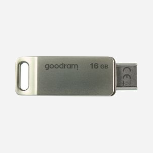 Goodram ODA3 16 Go - Clé USB Type-A/USB Type-C 3.2 Gen 1 (3.1 Gen 1) - Lecture 60 Mo/s, Écriture 20 Mo/s - Format Pivotant, Boîtier Métal Argent - Miniature 2