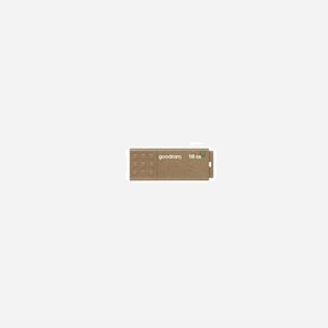 Goodram UME3 16 Go USB 3.2 Gen 1 Type-A Marron - Flash Drive, Lecture 60 Mo/s, Écriture 20 Mo/s, 55x9.6x21mm, Compatible Windows/macOS/Linux