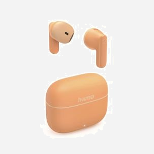 Hama Freedom Light II Écouteurs True Wireless Stereo (TWS) Bluetooth 5.3 Orange - Microphone intégré, Autonomie 5h (20h avec boîtier), USB-C - Miniature 3