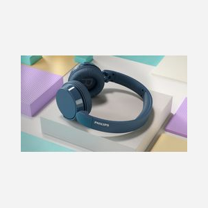 Philips Série 4000 TAH4209BL/00 Casque Arceau Bluetooth 5.3 Bleu, HP 32mm, 20-20000Hz, Impédance 32 Ohm, Batterie 600mAh, Autonomie 55h, USB-C - Miniature 3