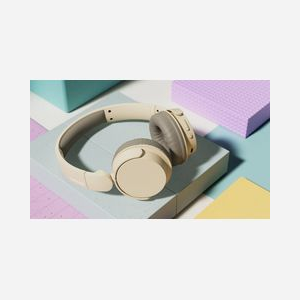 Philips TAH3209BG/00 Casque Arceau Sans Fil Bluetooth 5.3 Beige - HP 32mm, 20-20000Hz, Impédance 32 Ohm, Autonomie 25h, USB-C, Compatible iOS/Android - Miniature 4