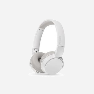 Philips TAH3209WT/00 Casque Supra-Aural Sans Fil Bluetooth 5.3 Blanc - HP 32mm, 25h Autonomie, Dynamic Bass, Micro intégré, Pliable, Compatible iOS/Android