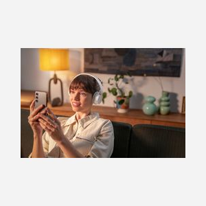 Philips TAH3209WT/00 Casque Supra-Aural Sans Fil Bluetooth 5.3 Blanc - HP 32mm, 25h Autonomie, Dynamic Bass, Micro intégré, Pliable, Compatible iOS/Android - Miniature 2