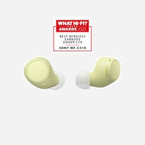 Sony WF-C510 Jaune - Écouteurs True Wireless Stereo (TWS) Bluetooth 5.3, Portée 10m, IPX4, Autonomie 11h, Microphone intégré