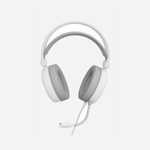 Casque Gaming Filaire GENESIS NSG-2308 Arceau Circum-aural Blanc, USB Type-A, HP 20-20000Hz, Micro Boom -42dB, Câble 2.2m, Rétroéclairage Multicolore