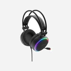 Casque Gaming Filaire GENESIS NSG-2307 Circum-aural 20-20000Hz, USB Type-A, Microphone Boom -42dB, Câble 2.2m, Rétroéclairage Multicolore