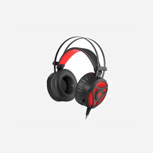 GENESIS Neon 360 Casque Gaming Filaire Circum-aural Noir/Rouge, HP 20-20000Hz, Impédance 32 Ohm, Micro Boom -48dB, Rétroéclairage Rouge, Câble 2.3m, Windows - Miniature 2