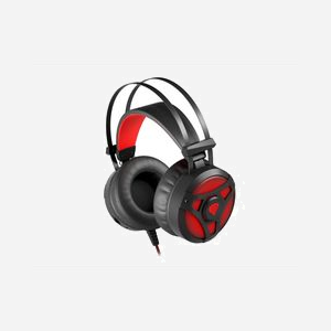 GENESIS Neon 360 Casque Gaming Filaire Circum-aural Noir/Rouge, HP 20-20000Hz, Impédance 32 Ohm, Micro Boom -48dB, Rétroéclairage Rouge, Câble 2.3m, Windows - Miniature 3