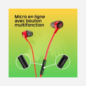 HyperX Cloud II RED Écouteurs Gaming Intra-Aural Filaire 3.5mm, HP 14.3mm, 20-20000Hz, 65 Ohm, 105dB, Micro Intégré Omni, PC/Mobile/Switch - Miniature 5