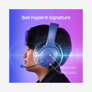 HyperX Cloud Jet - Casque Gaming sans Fil 2.4GHz/Bluetooth 5.3, HP 40mm, Micro Omnidirectionnel, Autonomie 25h, PC/Mac/PS5/PS4/Mobile - Noir - Miniature 5