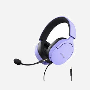 Casque Gaming Trust GXT 489P Fayzo - Son 7.1 Virtual Surround, HP 50mm, Micro Amovible, RGB, Connecteur 3.5mm, 20-20000Hz, Noir/Violet
