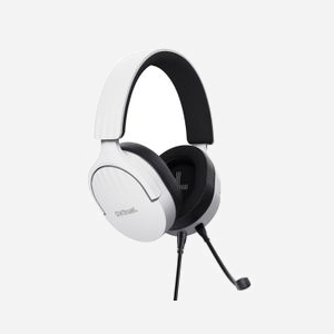 Trust GXT 489W Fayzo Casque Gaming Filaire Noir/Blanc - Haut-parleurs 50mm, Micro Amovible, Connecteur 3.5mm, Câble 1.2m, 20-20000Hz - Miniature 3