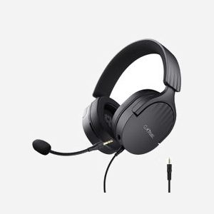 Casque Gaming Filaire Trust GXT 489 Fayzo - Haut-parleurs 50mm, Microphone Amovible, Impédance 32 Ohm, 20-20000Hz, Connecteur 3.5mm, Câble 1.2m