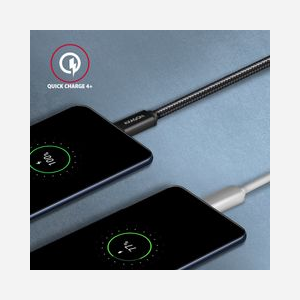 Axagon BUCM3-CM30AB : Câble USB-C vers USB-C 3.2 Gen 1 (3.1 Gen 1) 3m, 5Gbit/s, Power Delivery 60W, contacts plaqués or, AWG 22/30 - Miniature 5